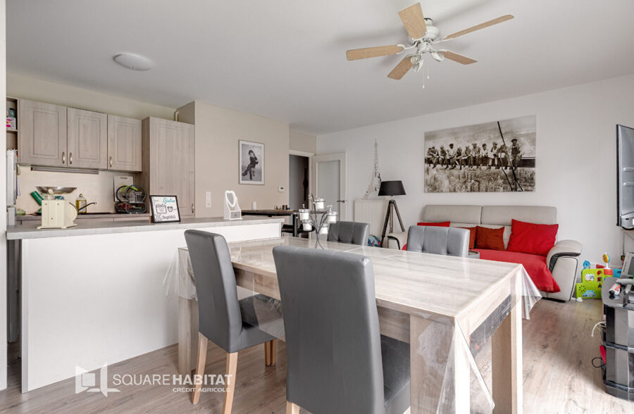 Appartement Type 3 en rez de jardin