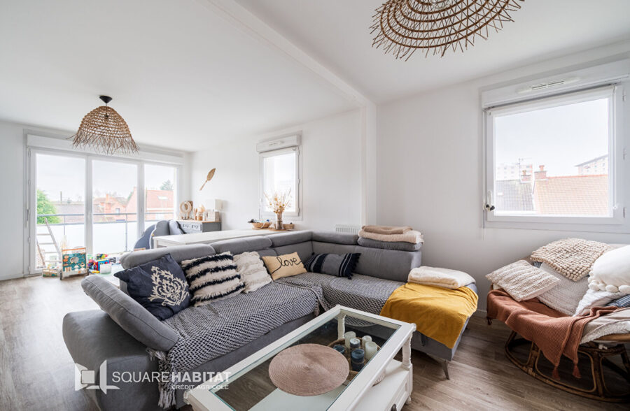 Appartement Ronchin 3 pièce(s) 72.50 m2 + 2 Places de parking