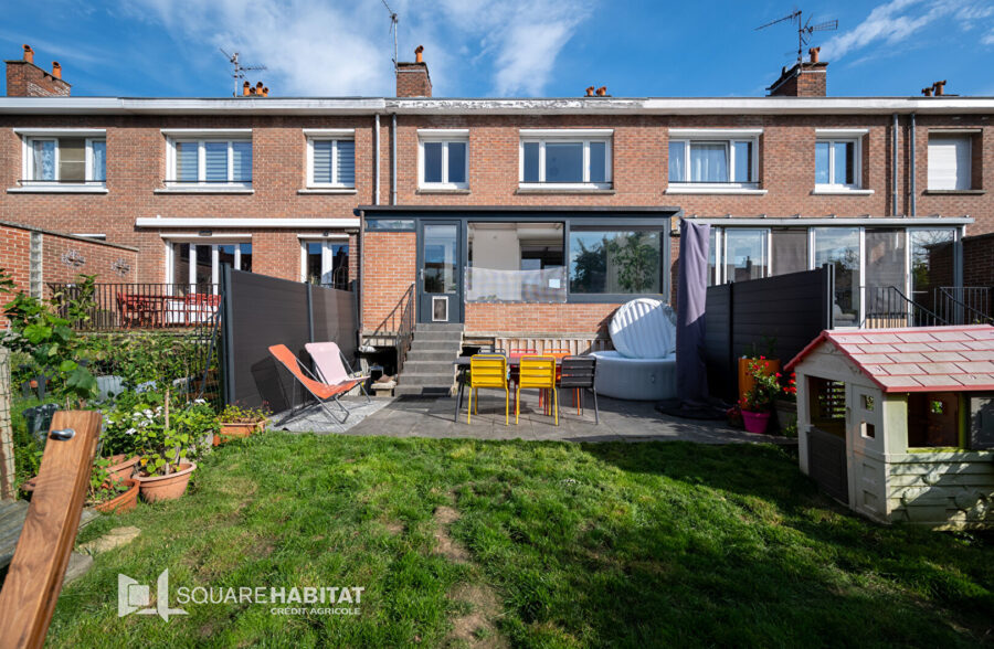 Maison Ronchin 3 chambres + bureau, 115 m2 habitables.