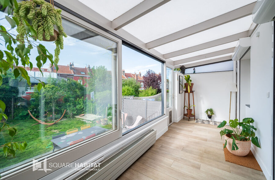 Maison Ronchin 3 chambres + bureau, 115 m2 habitables.