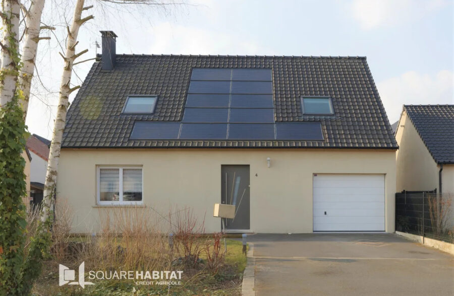 COURCELLES-LES-LENS Pavillon individuel, 4 chambres, jardin, garage.