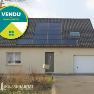 COURCELLES-LES-LENS Pavillon individuel, 4 chambres, jardin, garage.