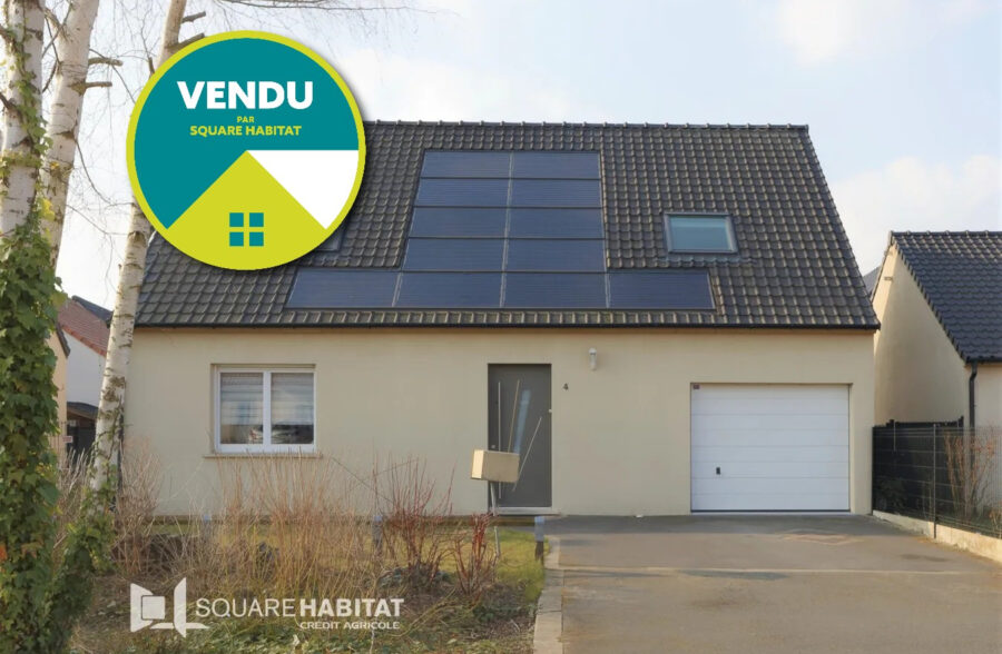 COURCELLES-LES-LENS Pavillon individuel, 4 chambres, jardin, garage.