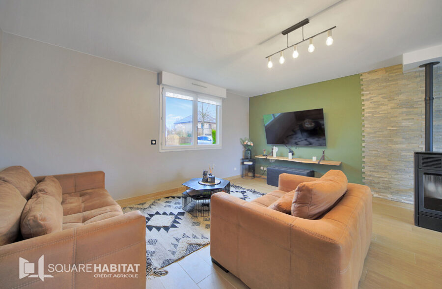 COURCELLES-LES-LENS Pavillon individuel, 4 chambres, jardin, garage.