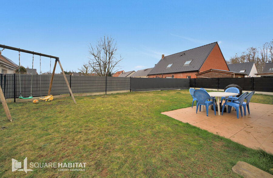 COURCELLES-LES-LENS Pavillon individuel, 4 chambres, jardin, garage.