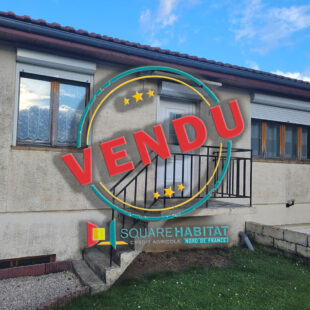 Maison sur sous sol 2 chambres