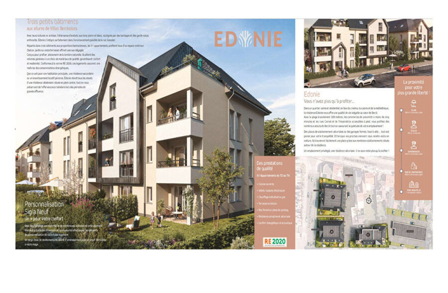 Appartements du T2 au T4 de 189 000 € à 512 000 €