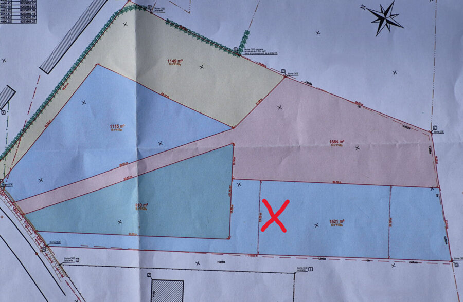 Terrain Auchy Les Orchies 1521 m2