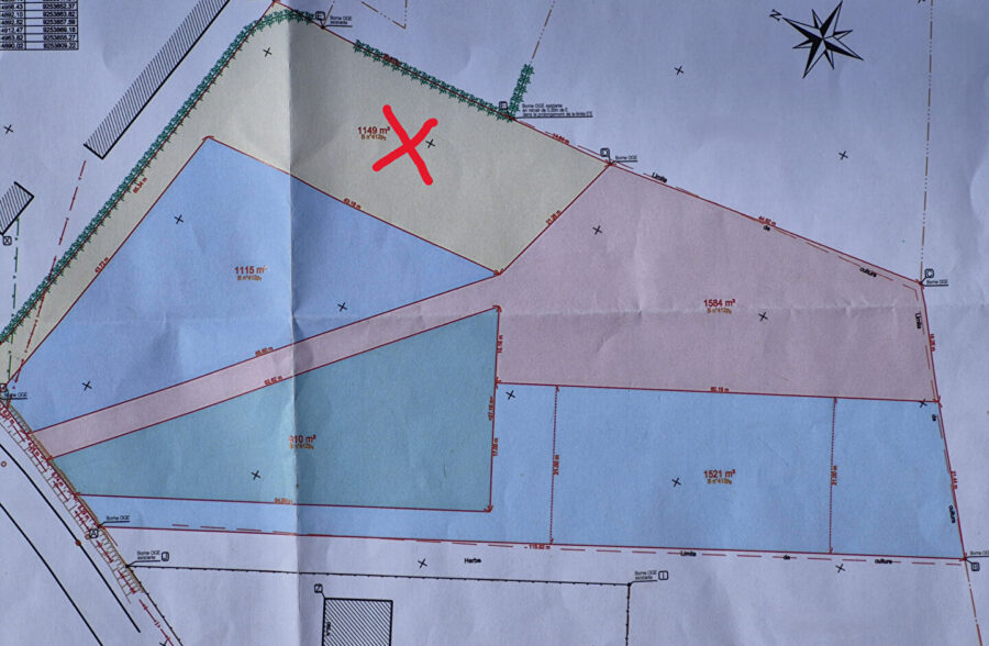 Terrain Auchy Les Orchies 1149 m2