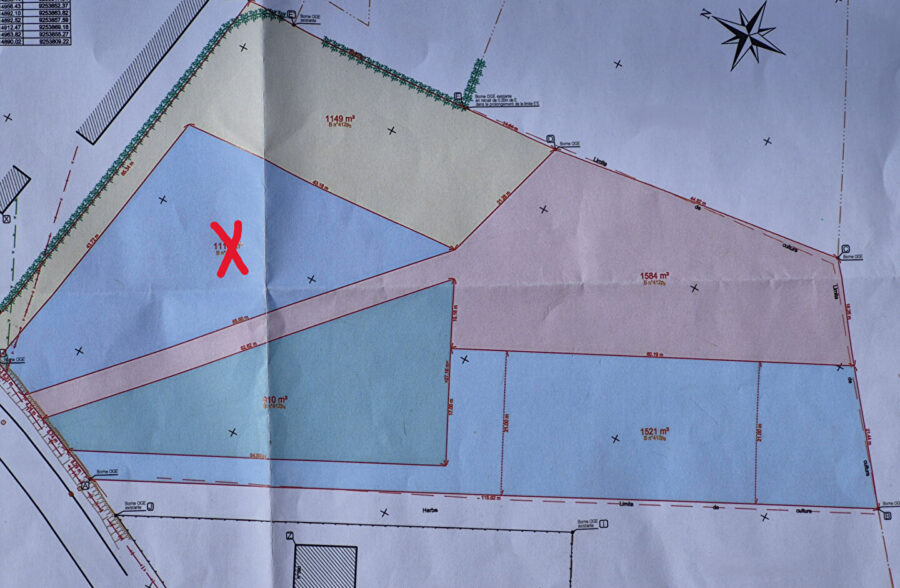 Terrain Auchy Les Orchies 1120 m2