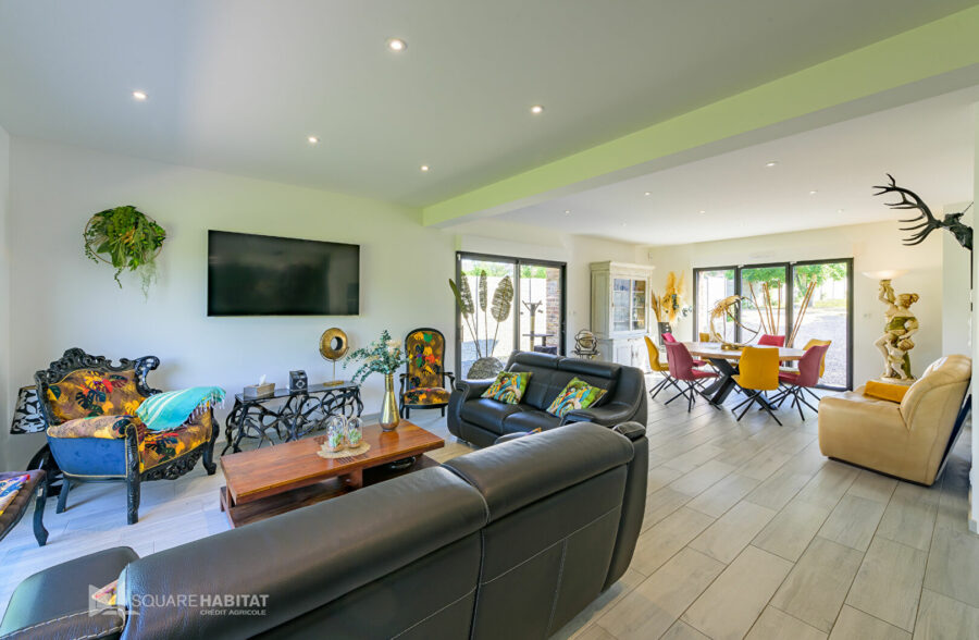 Pavillon moderne individuel semi plain pied