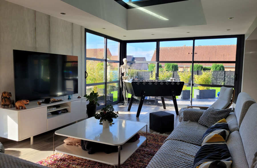 Maison contemporaine de 123m2 idéalement située à Eecke