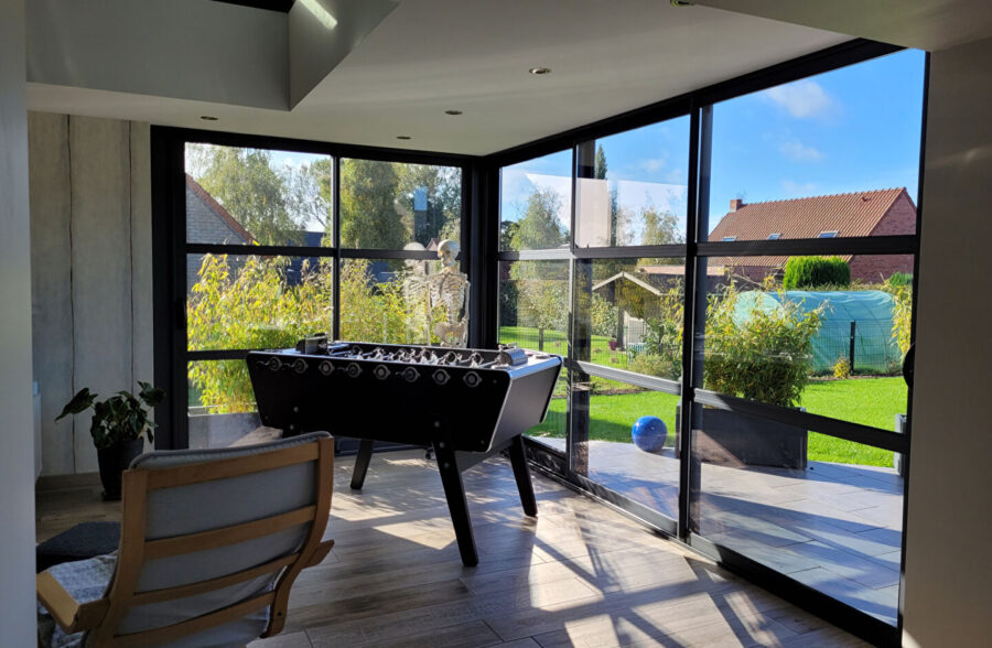 Maison contemporaine de 123m2 idéalement située à Eecke