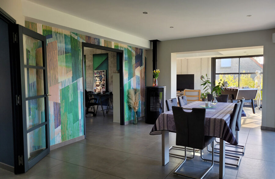 Maison contemporaine de 123m2 idéalement située à Eecke