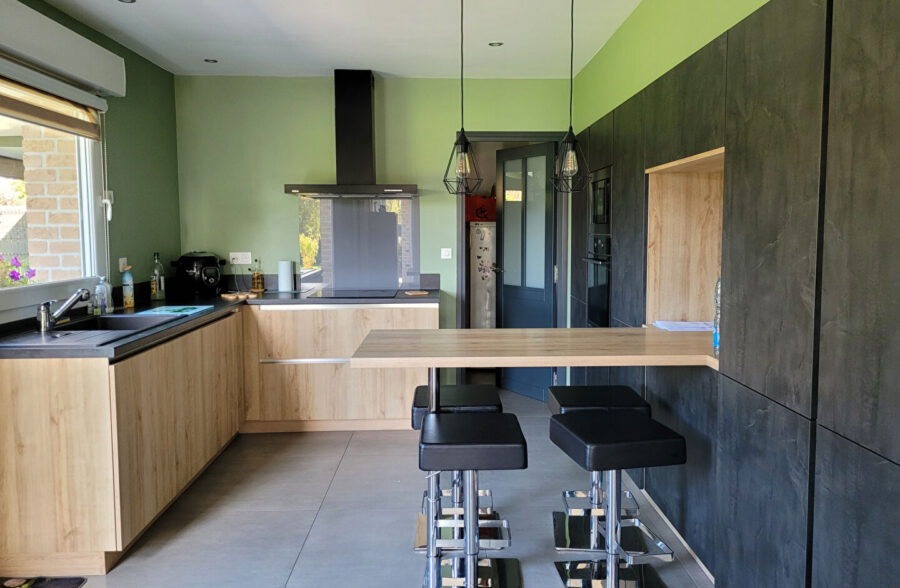 Maison contemporaine de 123m2 idéalement située à Eecke