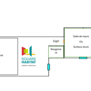 Immeuble Local Commercial avec Appartement Loué