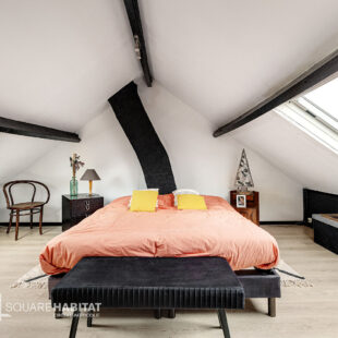 Maison lumineuse 3 chambres et bureau, jardin, garage 50m²