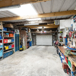 Maison lumineuse 3 chambres et bureau, jardin, garage 50m²