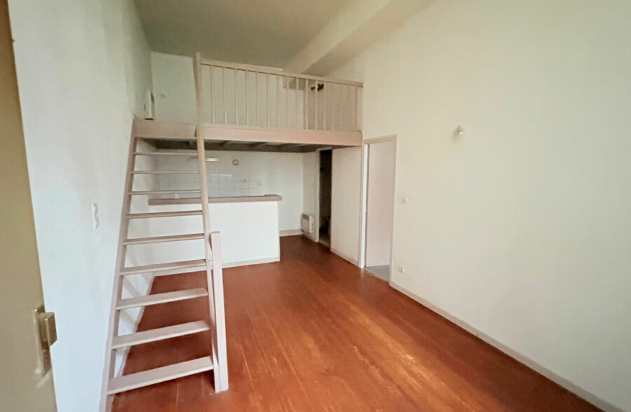 APPARTEMENT DE TYPE 2 AVEC DOUBLE MEZZANINE, A PROXIMITE DE LA GARE ET DE LA GRAND PLACE