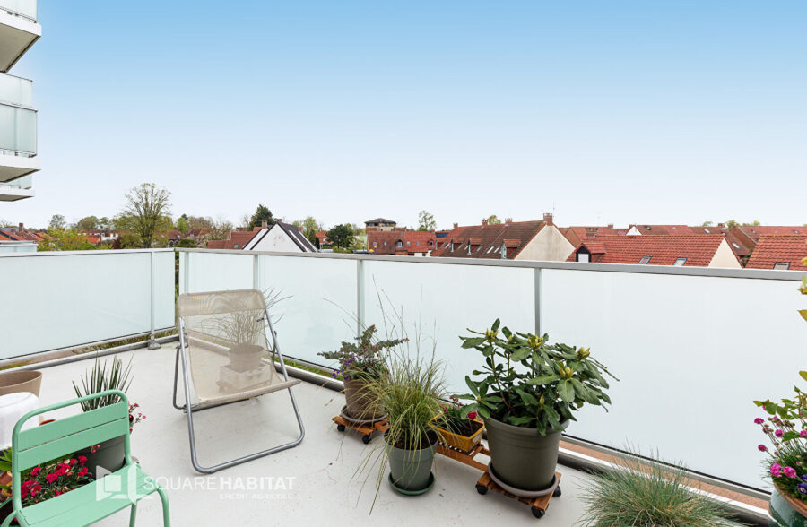 Appartement Wambrechies 3 pièce(s) – Vue dégagée – 2 places de parking