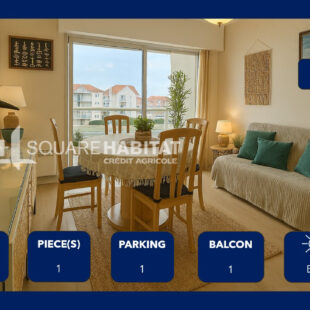 Appartement  Stella Plage à 50 mètres de la plage