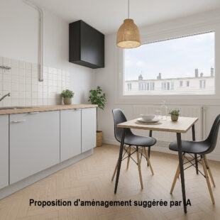 LILLE CENTRE & GARES – APPARTEMENT 3 PIECES A RAFRAICHIR – CAVE – PARKING EN OPTION