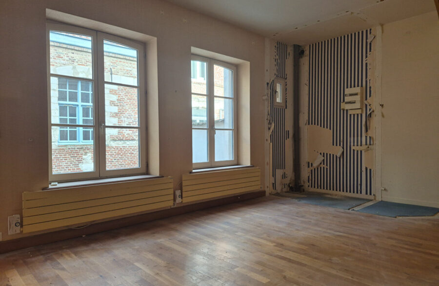 VIEUX LILLE – PLATEAU BRUT A AMENAGER EN T2 DE 47 M² LOI CARREZ