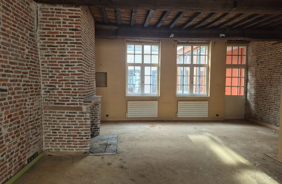 VIEUX LILLE – PLATEAU BRUT A AMENAGER EN T1/T2 DE 38M² LOI CARREZ