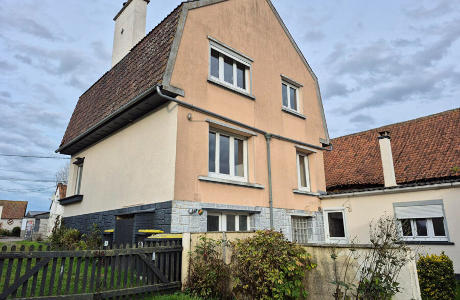 BRIMEUX , maison individuelle , 3 chbs , 2 garages , vue sur les champs !!