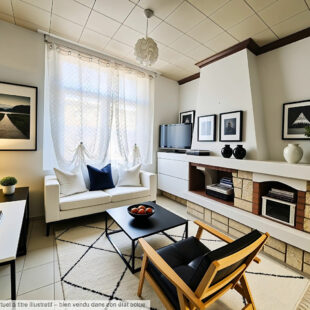 Maison familiale  trois chambres jardin