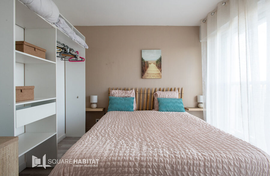 “Superbe T2 lumineux avec balcon et vue sur les dunes”