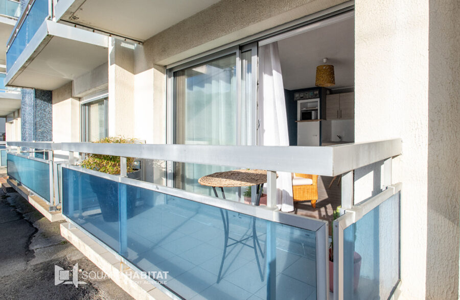 “Superbe T2 lumineux avec balcon et vue sur les dunes”