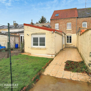 Maison de ville 3 chambres + jardin