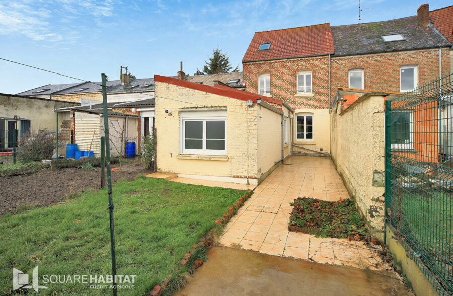 Maison de ville 3 chambres + jardin
