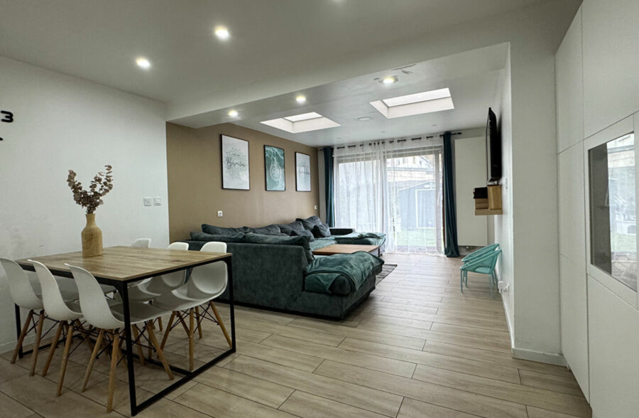 Maison Villeneuve-d’ascq 85 m2  4 chs + jardin + garage moto