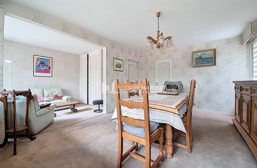 4 chambres, pour cet appartement de 91m² au calme, à rafraîchir