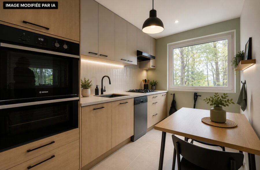 Bel appartement de 91 m² offrant 3 chambres, avec beau potentiel, au sein d’une résidence sécurisée avec gardien.–
