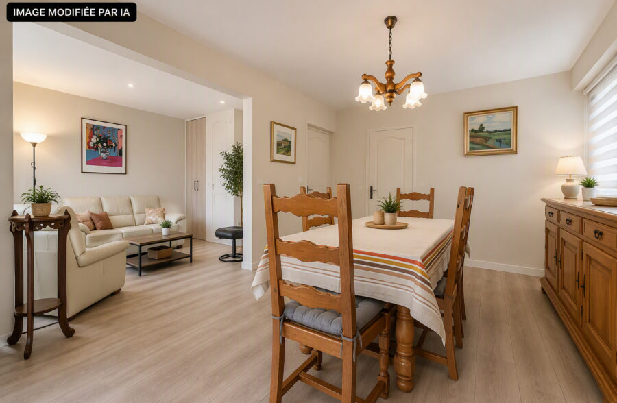 Bel appartement de 91 m² offrant 3 chambres, avec beau potentiel, au sein d’une résidence sécurisée avec gardien.–