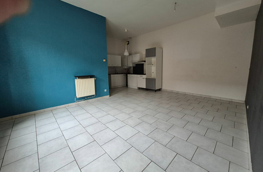 Immeuble de rapport offrant une rentabilité brute de 12 %, composé de 7 lots : 6 appartements, un local commercial, 11 garages ainsi qu’un hangar.