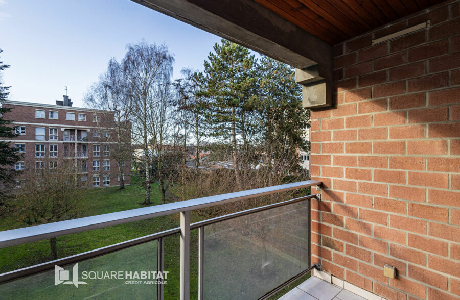 Appartement 68m2 Saint Andre Lez Lille 2 chambres, balcon, 1 place de  parking
