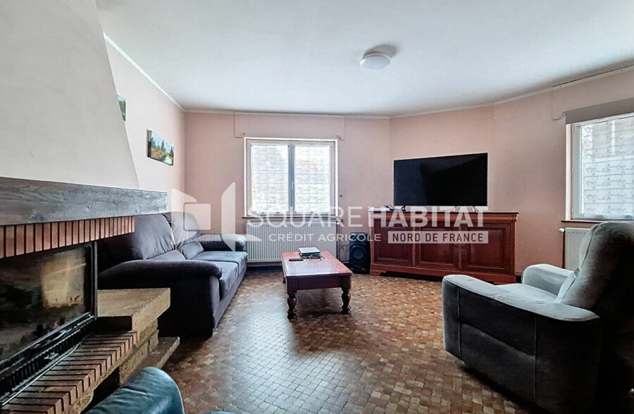 Semi plain pied de 107m² avec 2 garages