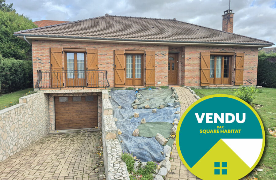 Pavillon Plain-pied 3 Chambres + Sous sol &nbsp;Sous compromis&nbsp;