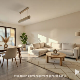 Appartement T3 Saint Maur avec parking et balcon