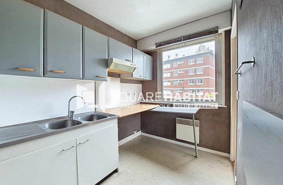 LOOS – APPARTEMENT – 1 CHAMBRE – BALCON – 2 PARKINGS