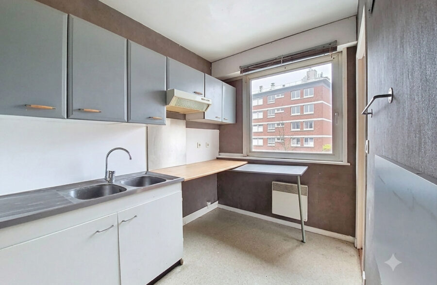 LOOS – APPARTEMENT – 1 CHAMBRE – BALCON – 2 PARKINGS